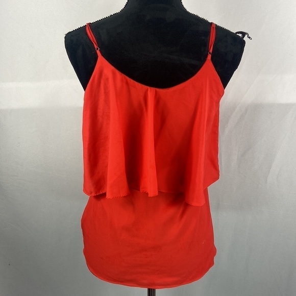 Forever 21 Bright Red Cami Top with Adjustable Straps - Picture 3 of 6